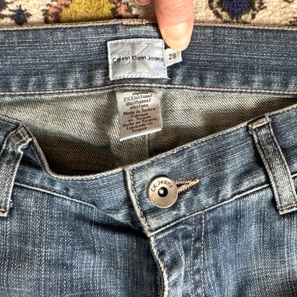 Vintage low rise Calvin Klein Y2K Flare Jeans - Picture 2 of 6